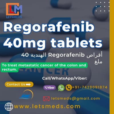 Buy Generic Regorafenib 40mg Capsules Lowest Price Malaysia China UAE