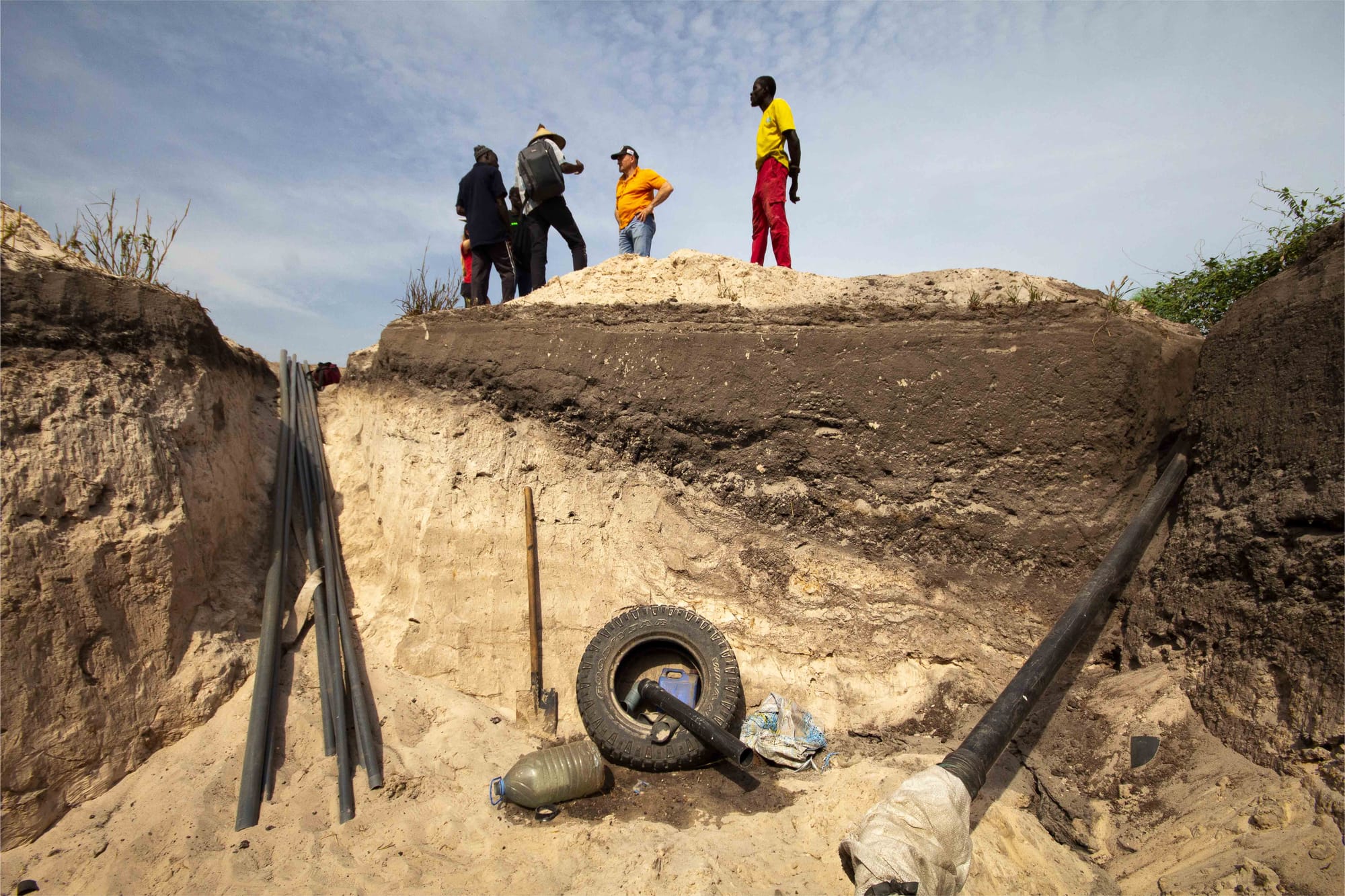 Boreholes and motor pumps