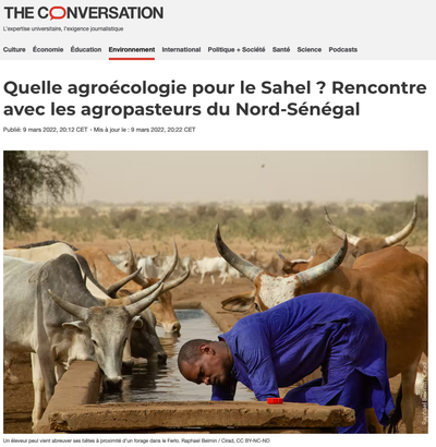 Quelle agroécologie pour le Sahel ? Rencontre avec les agropasteurs du Nord-Sénégal