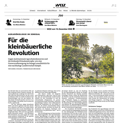 Für die kleinbäuerliche Revolution