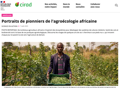Portraits de pionniers de l'agroécologie africaine