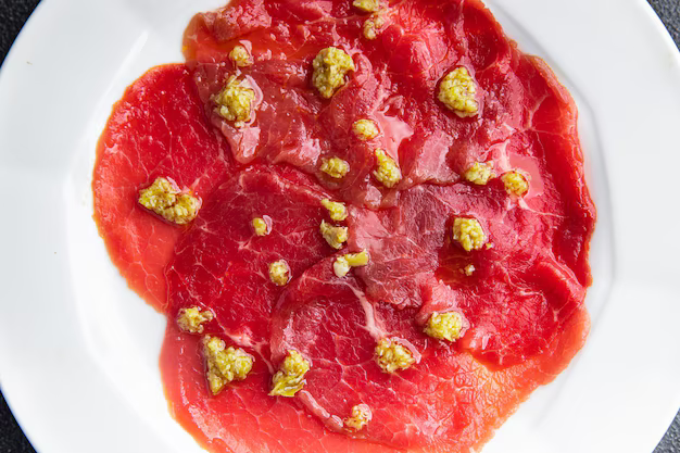 Wołowina sos śmietankowy i oliwki