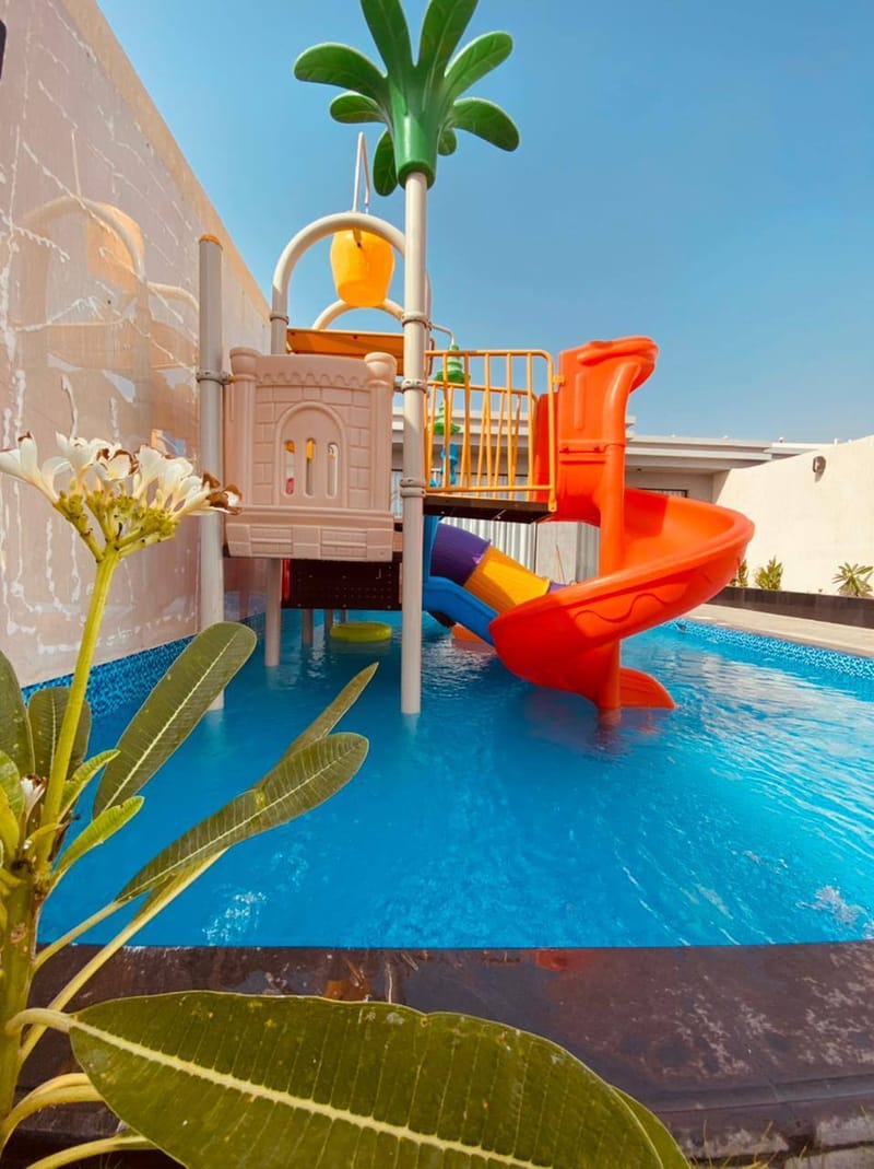 شالية  بألعاب مائية 