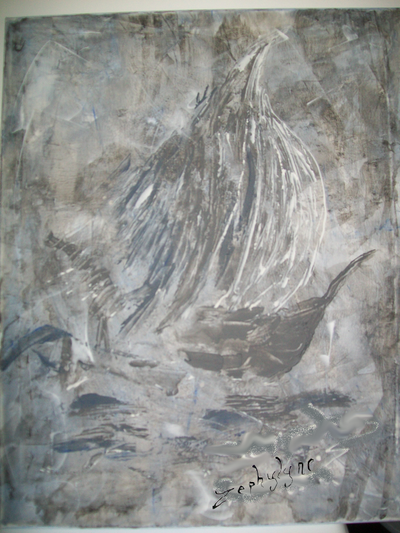 création "voilier dans la tempête"