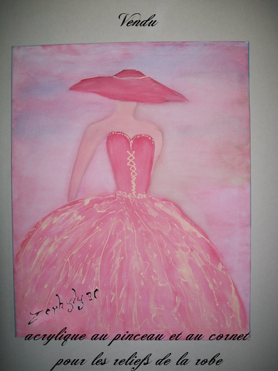 création "la dame rose"