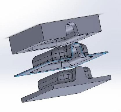 تصميم  simulation لقالب تصنيع غطاء لجهاز GPS  لتثبيتة على السيارات