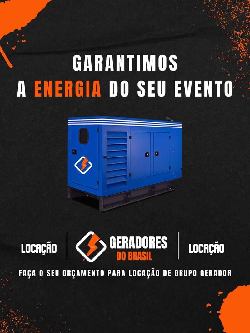 LOCAÇÃO DE GRUPOS GERADORES DE ENERGIA