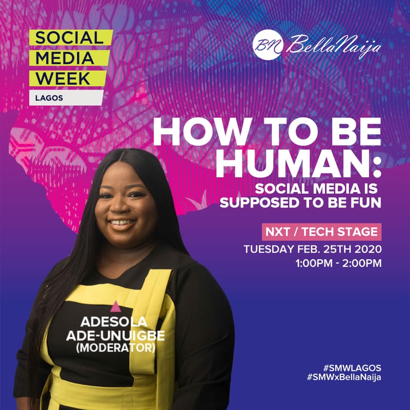 “How to be Human: Social Media is supposed to be Fun” at Social Media Week Lagos