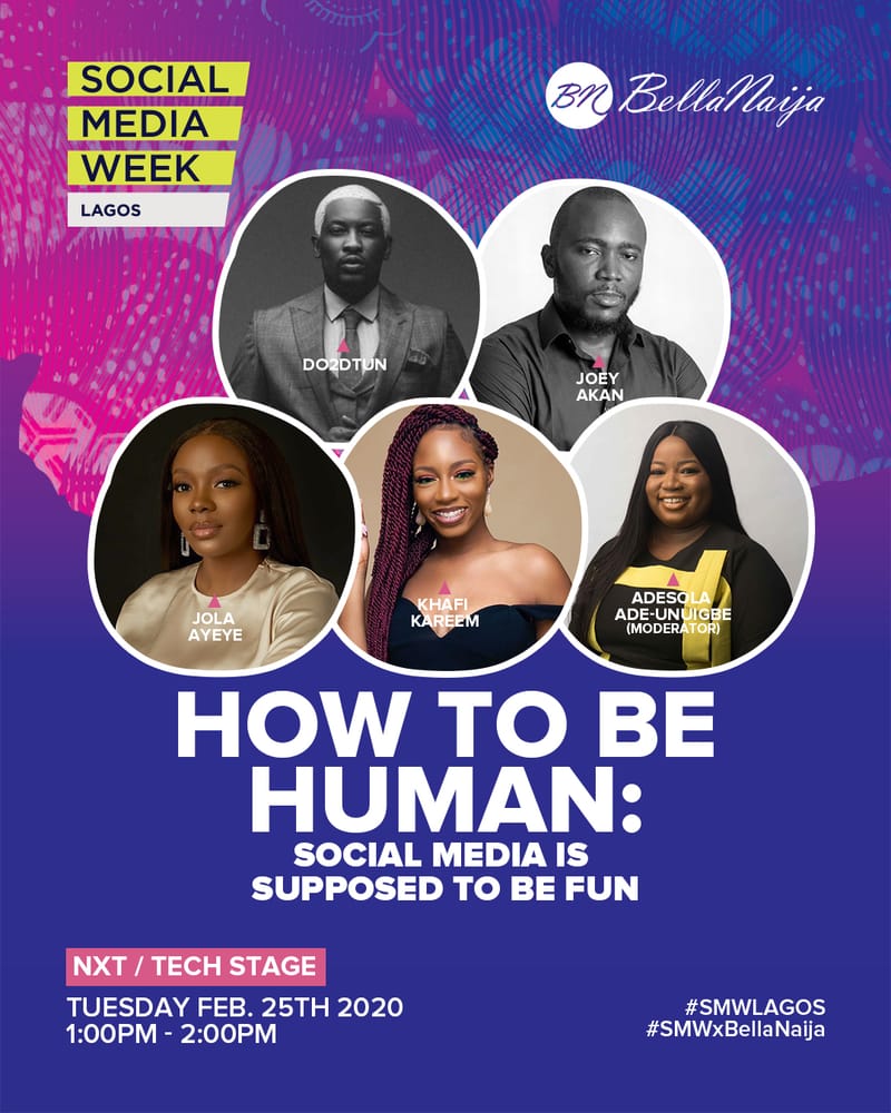 “How to be Human: Social Media is supposed to be Fun” at Social Media Week Lagos
