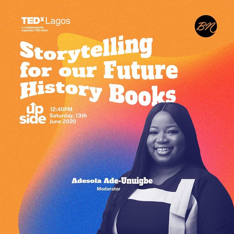 TEDxLagos Conference: “Storytelling for our Future History Books”