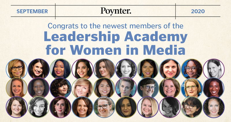 Poynter’s 2020 Leadership Academy for Women in Media