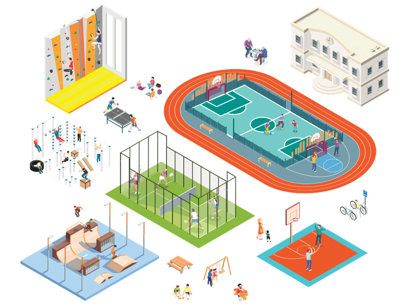 Construction, Réhabilitation et Entretien d'espace de jeu