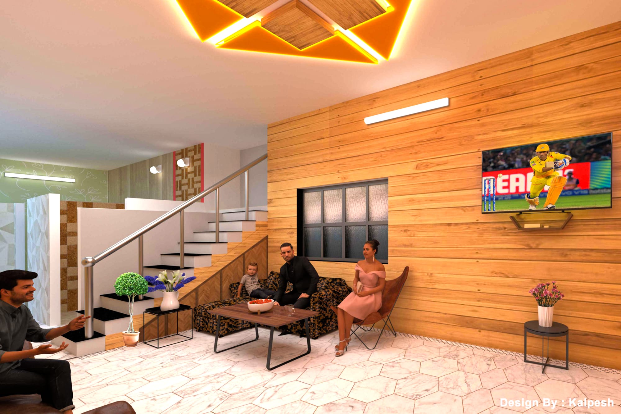 DESIGN BY: KALPESH SOFTWARE USED : AUTOCAD II 3DS MAX II V-RAY