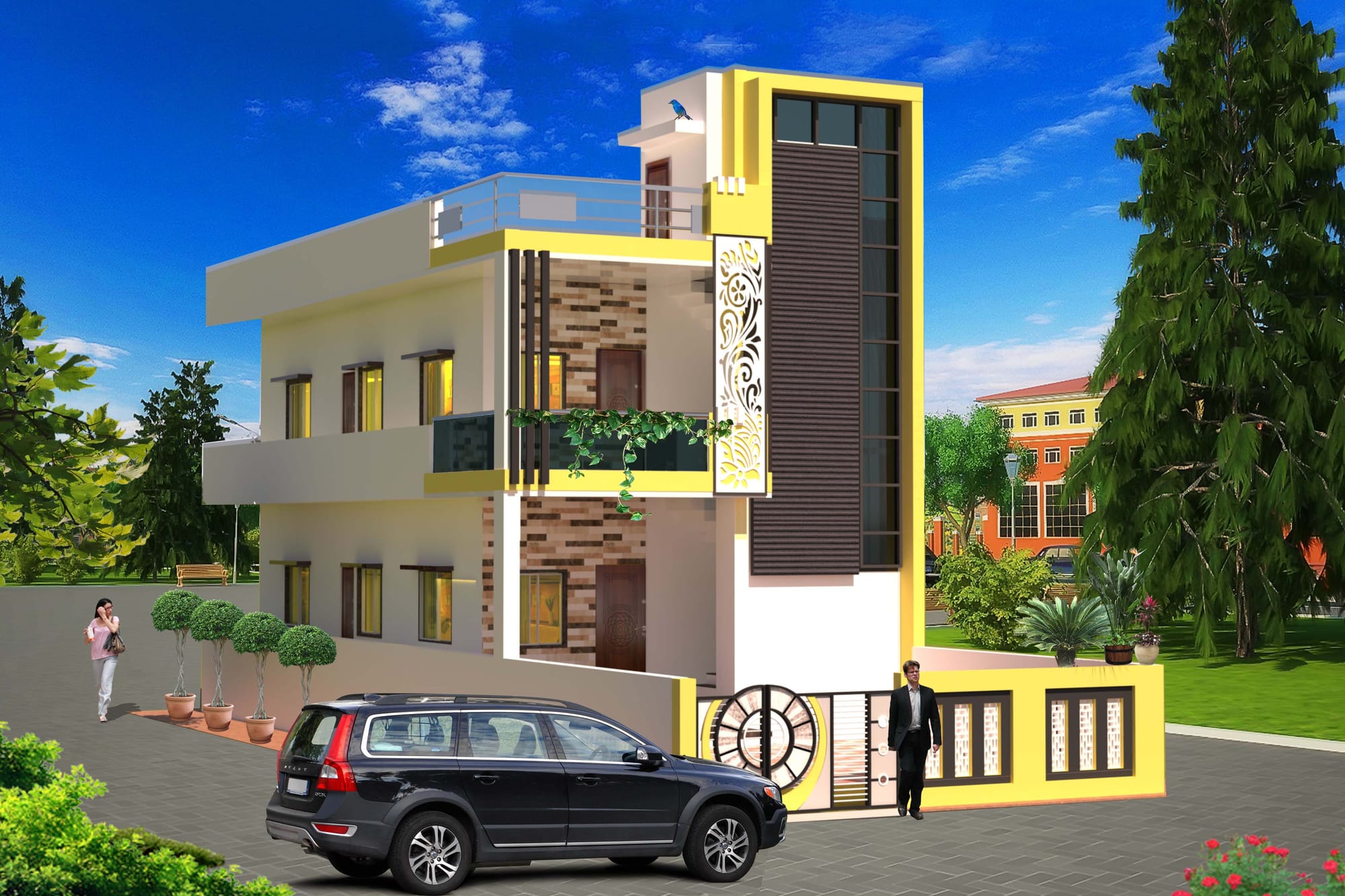 DESIGN BY: SUDHIR SARSE SOFTWARE USED : AUTOCAD II 3DS MAX II V-RAY