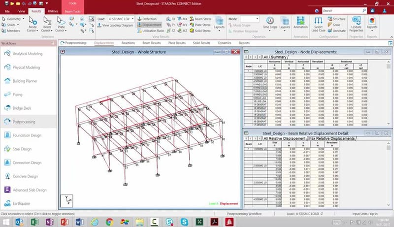 STAAD-PRO II REVIT II SKETCHUP