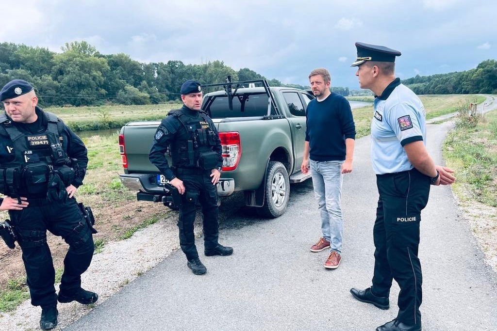 Tschechische Polizei übt Grenzkontrollen zur Slowakei