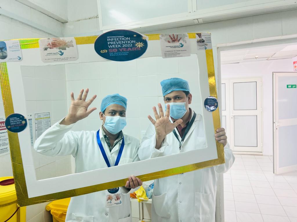 الاحتفال بالأسبوع العالمي لمكافحة العدوى