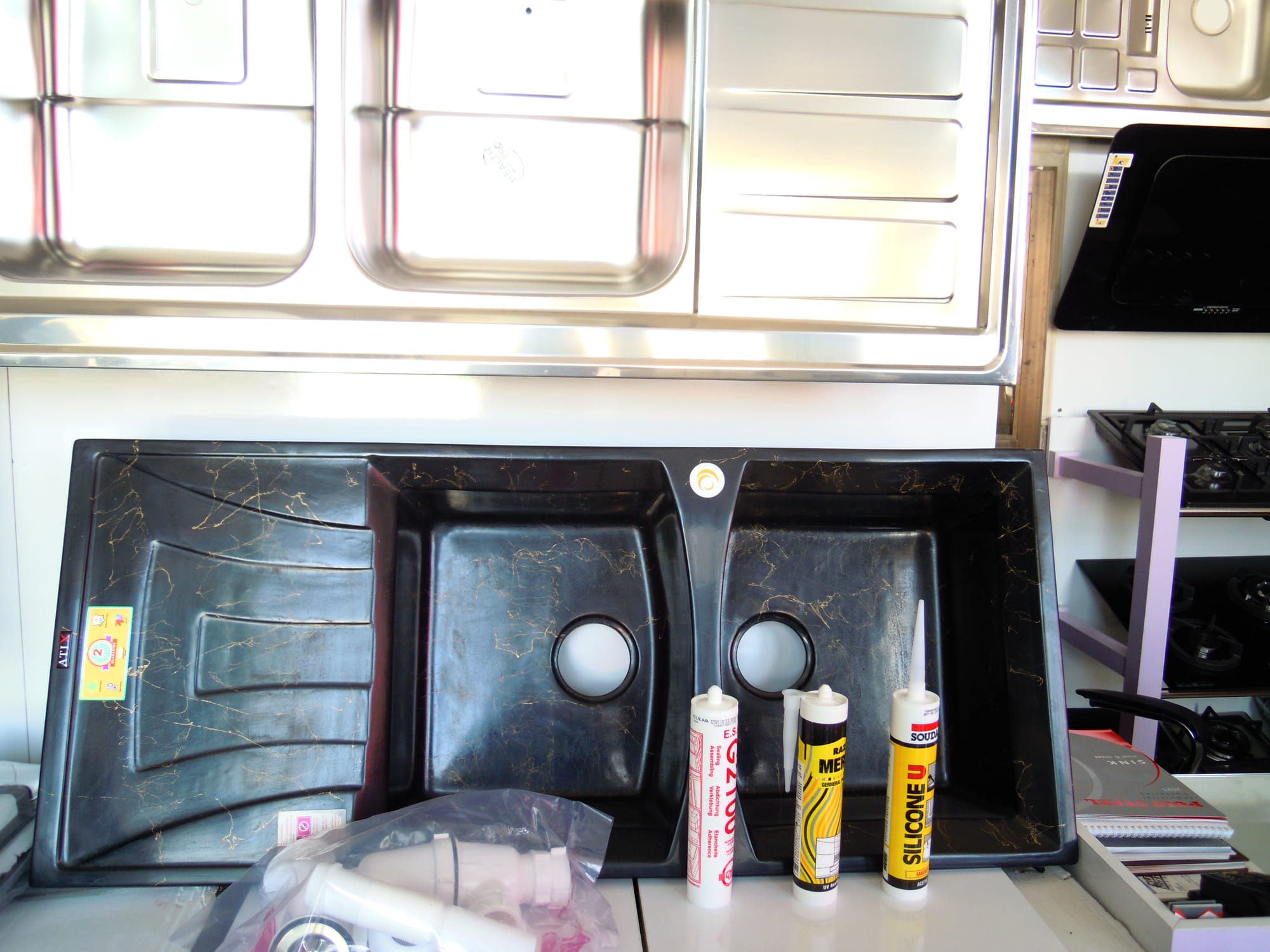 سینک مولایی تجهیزات آشپزخانه گاز هود