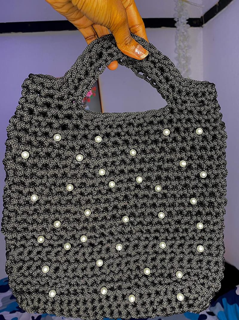 Yarn bags, in a variety of shapes, colours, and configurations