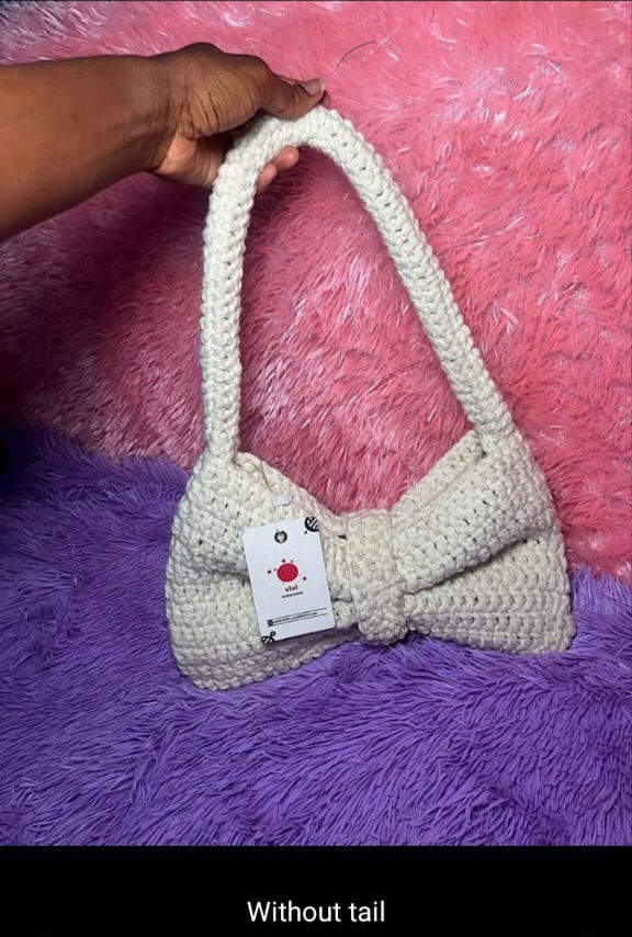 Yarn bags, in a variety of shapes, colours, and configurations