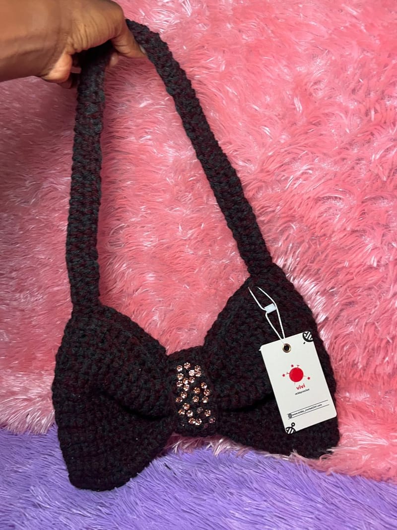 Yarn bags, in a variety of shapes, colours, and configurations