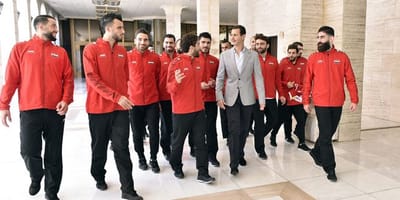 الرئيس الأسد: ما حققه المنتخب حالة وطنية قبل أن تكون رياضية ومؤشر على أن الإرهاب لم ينل من إرادة السوريين