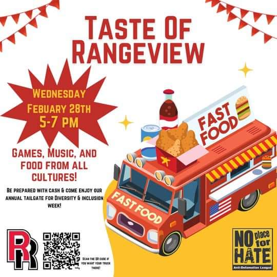(WEDNESDAY) TASTE OF RANGEVIEW HIGH SCHOOL  (Aurora)