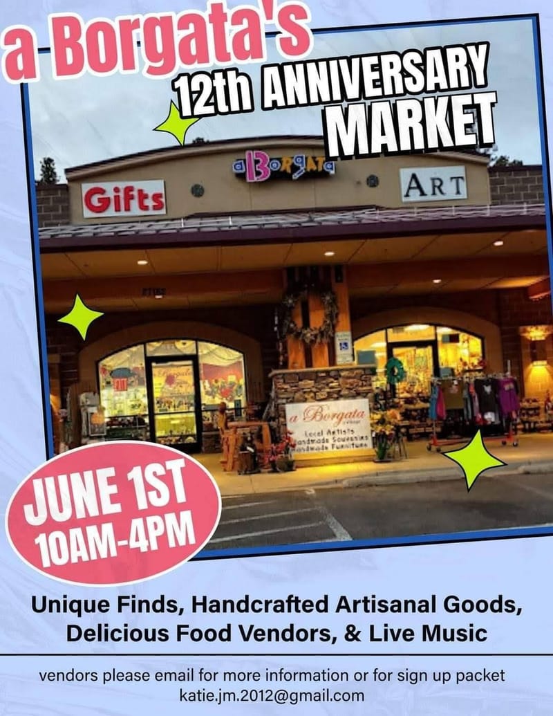 (Saturday) A BORGATA'S ANNIVERSARY (Conifer Colorado)