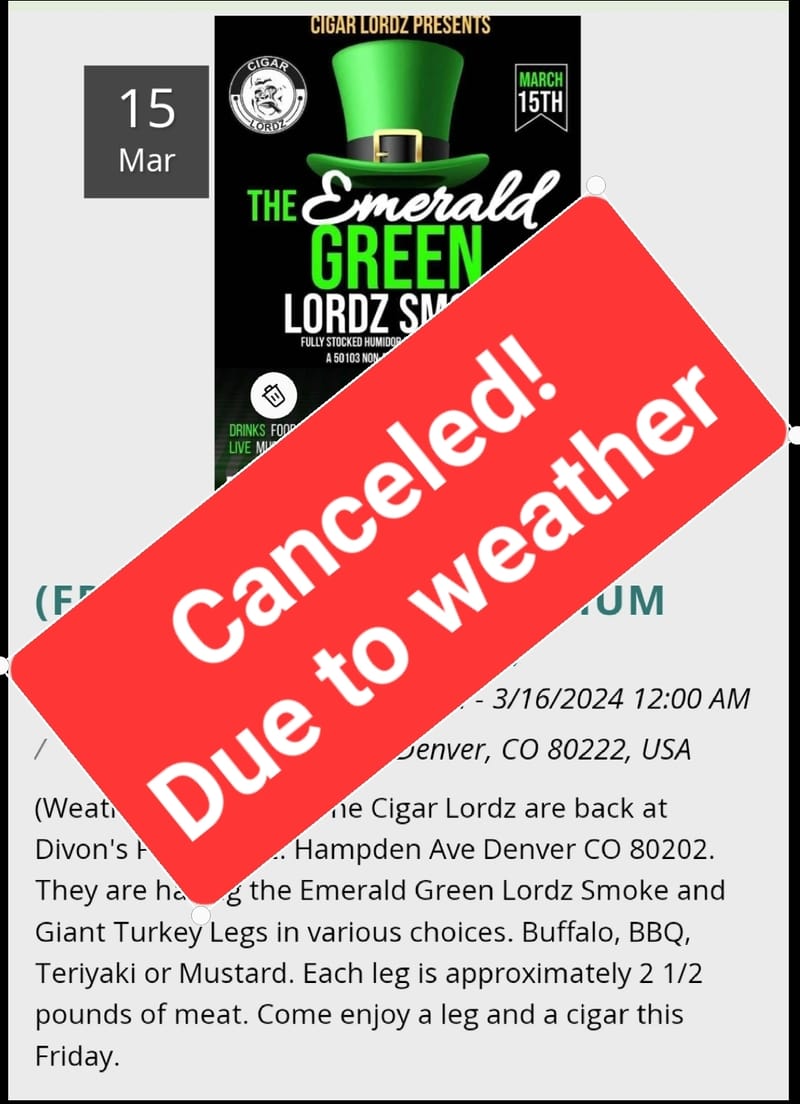 (Friday) Devon's Premium Cigars Inc (Aurora)