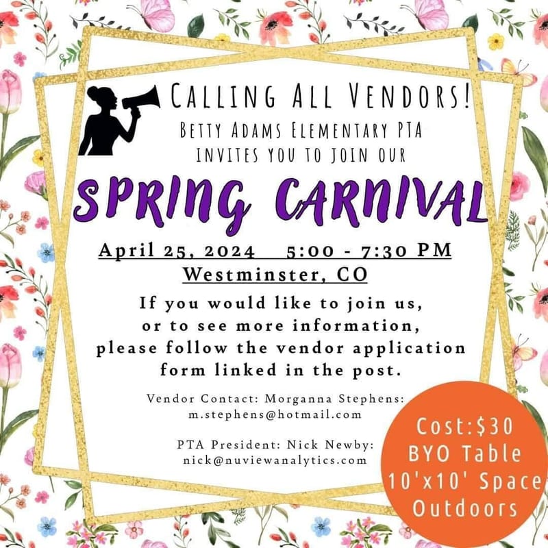 (Thursday) Spring Carnival (Westminster)