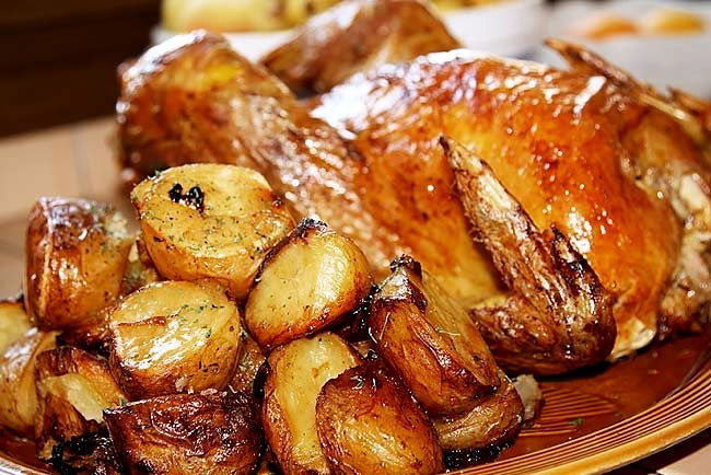 Frango Assado com Batata