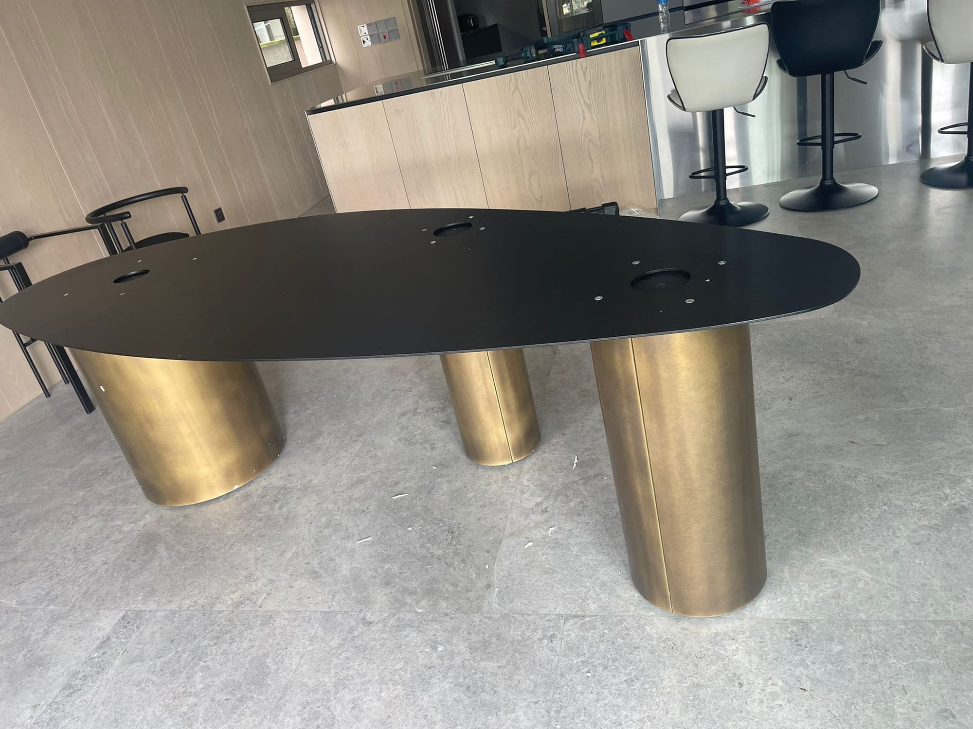 black coffee table