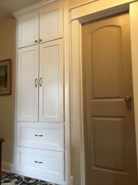 Custom Linen closet built-in