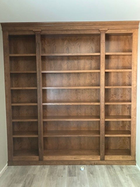 Custom Bookcase After