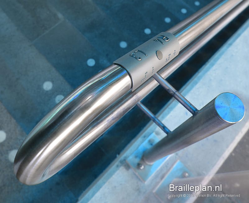 Braille leuningbordjes