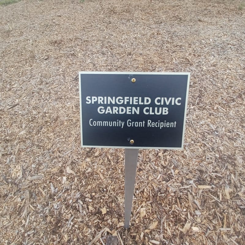 Emerald Gardens awarded Grant from Springfield Civic Garden Club