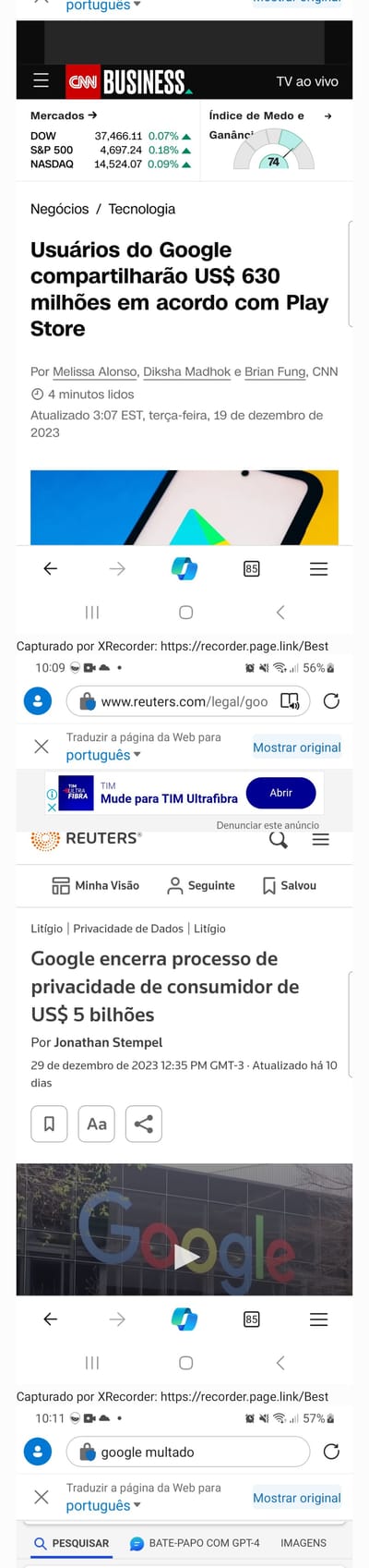 4.MAF!@ JUDICIÁRIO BRASILEIRO MULTA Á GOOGLE R$1,2 MILHÕES, NOS EUA R$ 25 BILHÕES  image