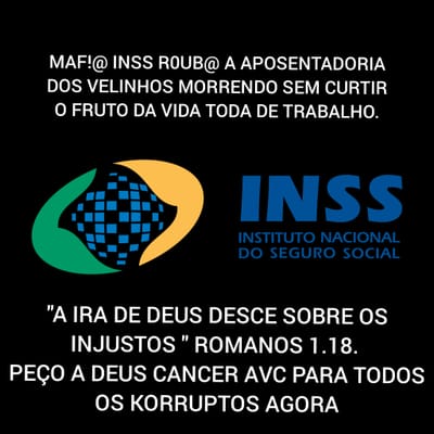 $ATANISTAS MAF!@ INSS ABUSA DOS VELINHOS A &quot;VIDA TODA&quot;  image