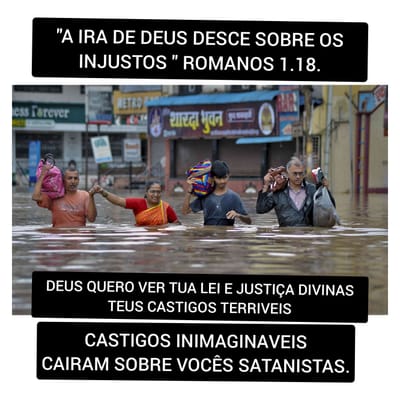 CASTIGOS SEM FIM PARA OS INJUSTOS SATANISTAS image