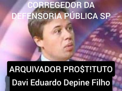 CABEÇA DA PR0$T!TUT@ DEFENSORIA PÚBLICA, DEFENSORES DOS CR!MIN0$0$ O POVO QUE SE F0D@ image