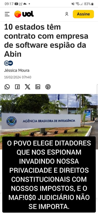 SO HA JUIZES PARA PROCESSAR 5% DAS DENÚNCIAS POR ISSO ARQUIVAM TUDO E TANTA IMPUNIDADE MAFIA$$$ NO  image