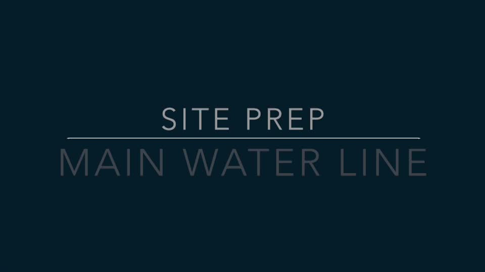Main Water Line