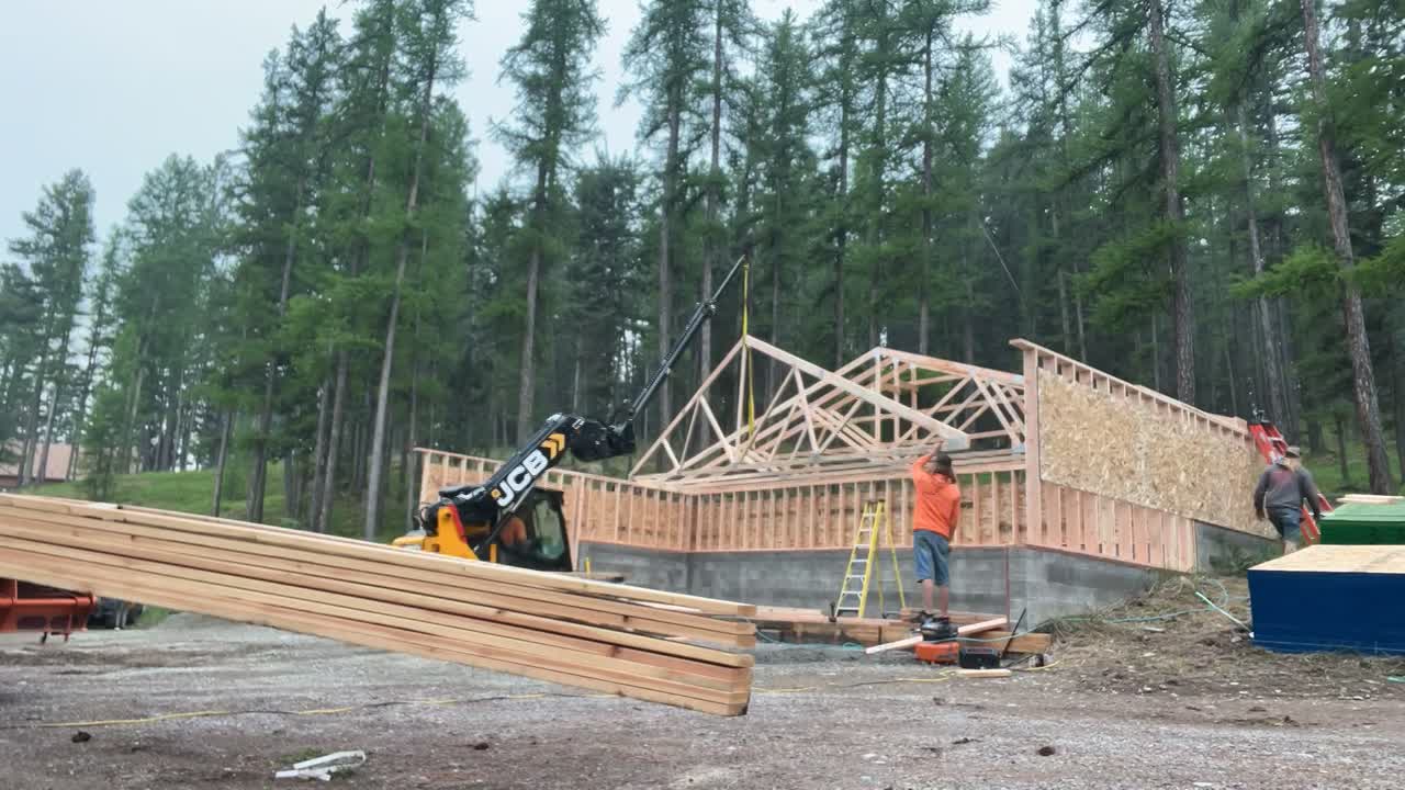 45'x25' storage building 4" slab 2' bar grid two 8'x10' overhead doors one exterior personal door