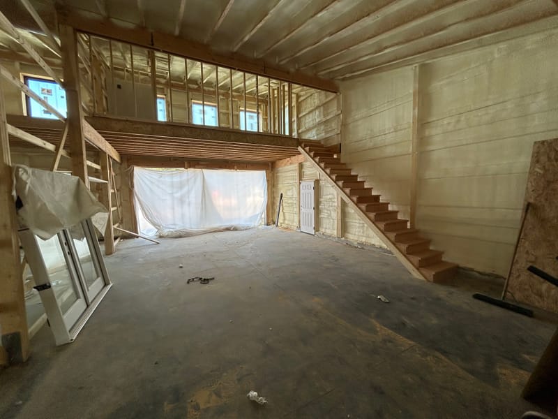 50' x 56' Single Slope Shop House