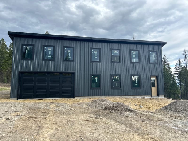 50' x 56' Single Slope Shop House