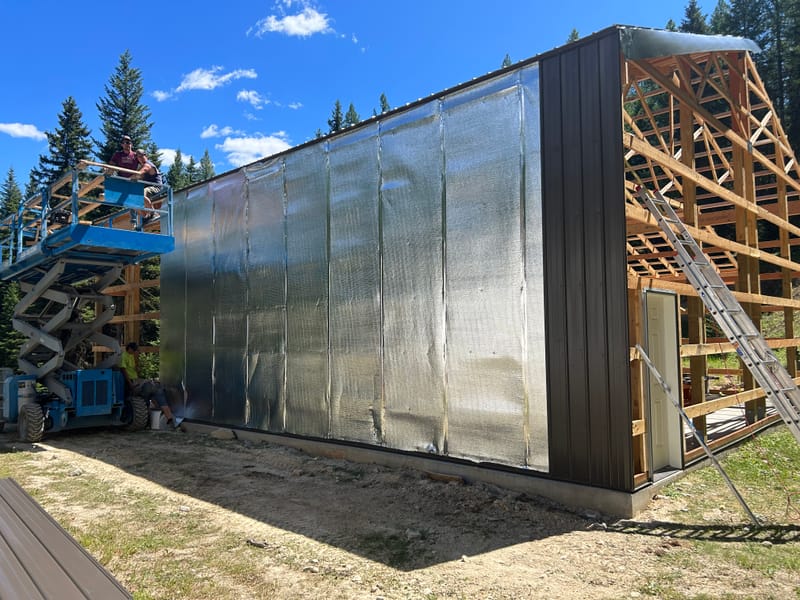 48'x34'x16' Shop with 12'x48' Lean to