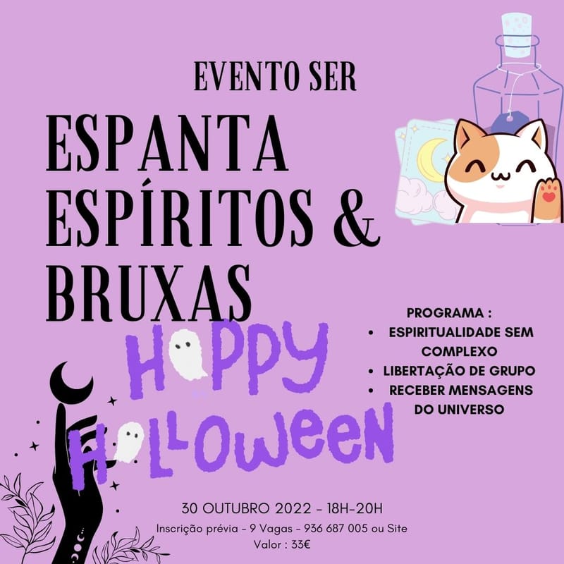 Espanta Espíritos e Bruxas - Halloween