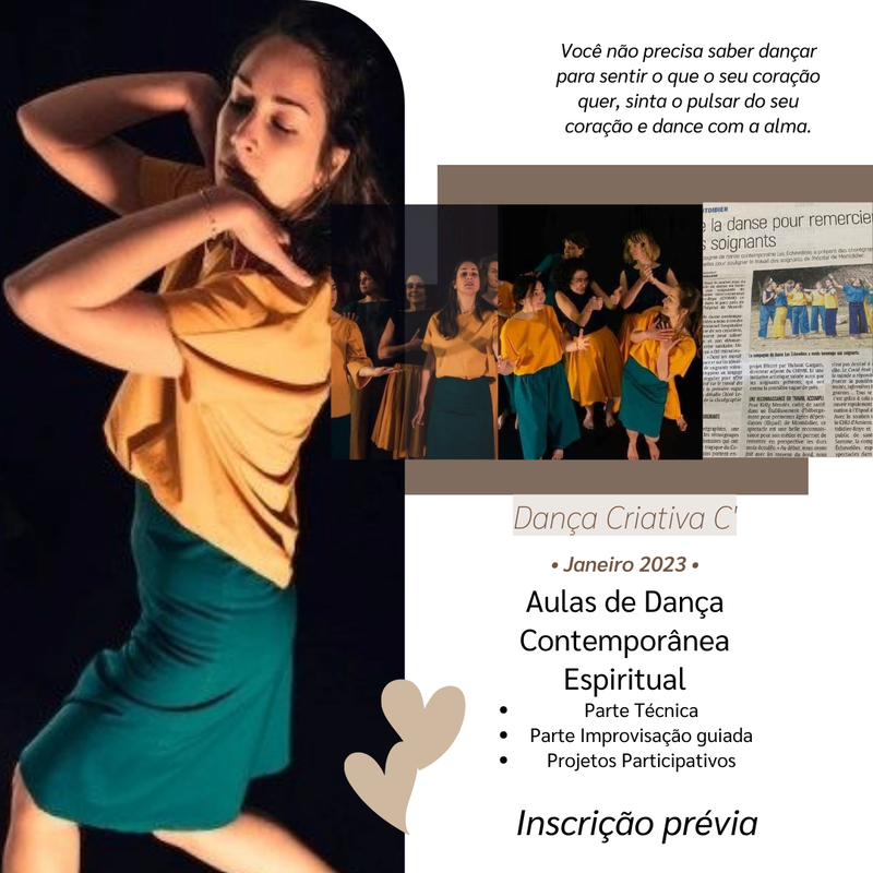 Aulas Semanais - Dança Criativa Espiritual C'