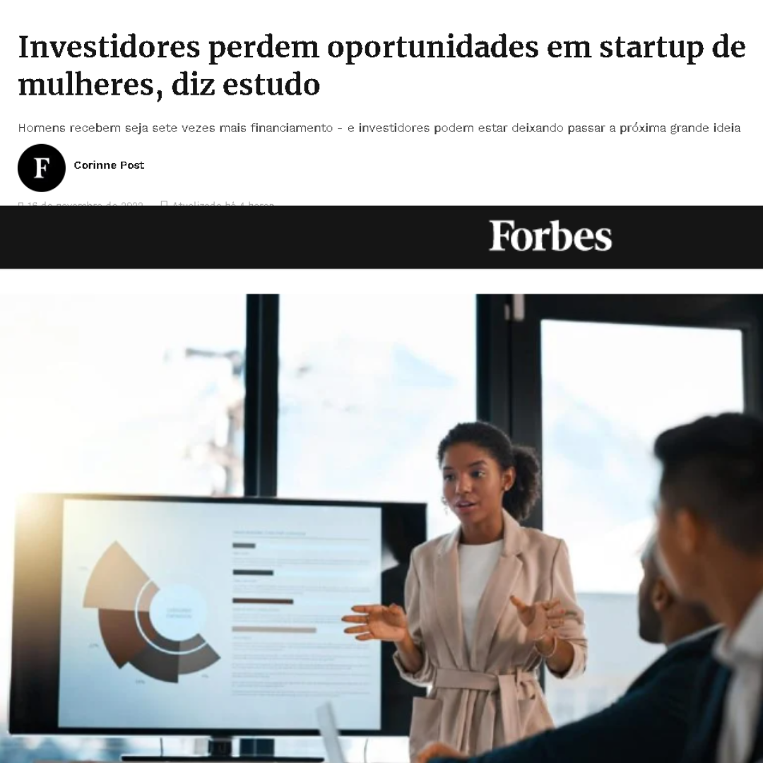 Você sabia que empresas de venture capital questionam startups lideradas por mulheres e homens de forma diferente?