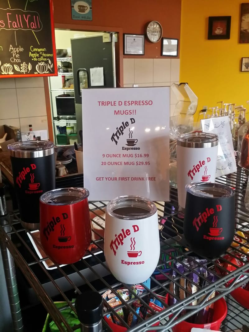 GET YOUR TRIPLE D  MUG TODAY!